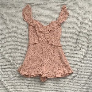 BCBG pink romper size 0